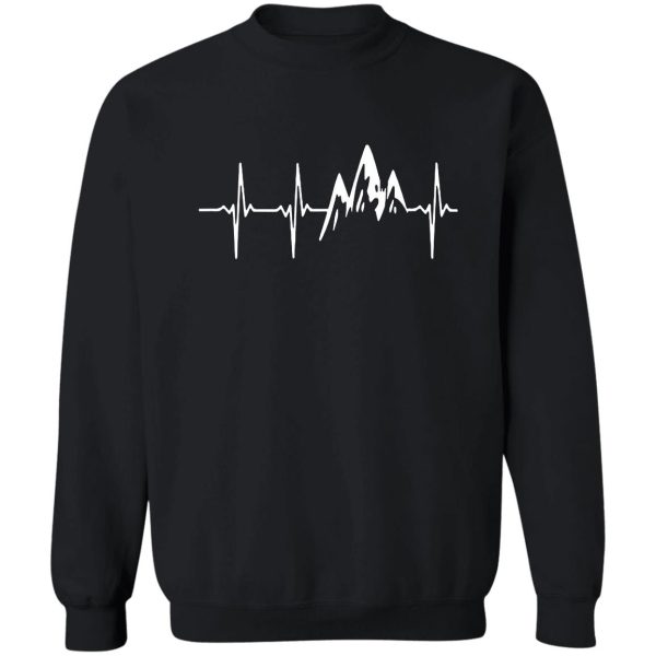 mountain in my heartbeat t shirt sweatshirt