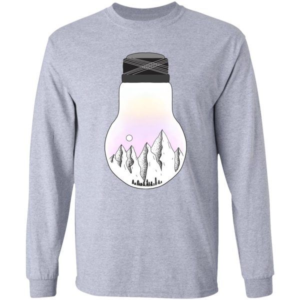 mountain lightbulb long sleeve