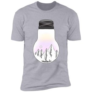 mountain lightbulb shirt