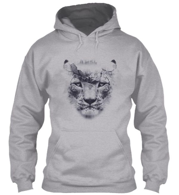 mountain lion exposure double surreal wilderness instructor hoodie