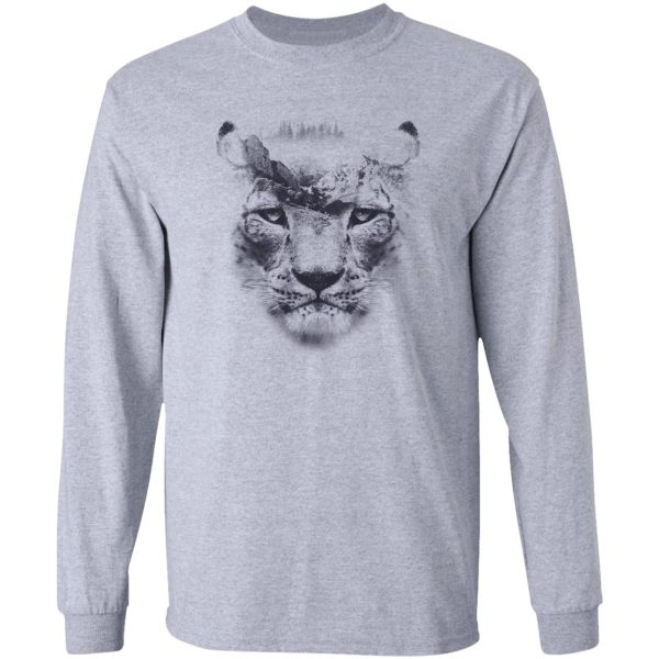 mountain lion exposure double surreal wilderness instructor long sleeve