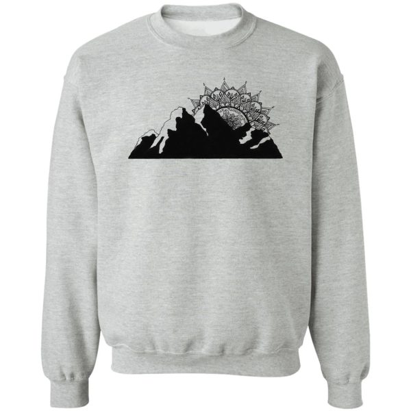 mountain mandala sweatshirt