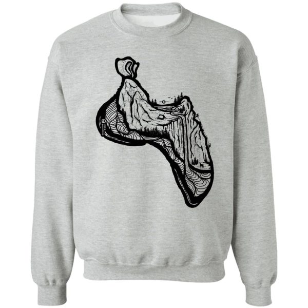 mountain of climbing shoe rock climbing bouldering sweatshirt