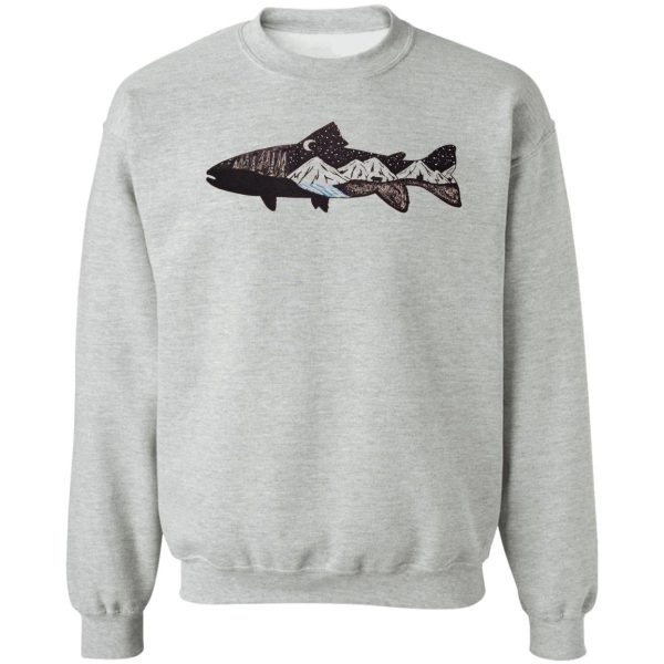 mountain trout sweatshirt