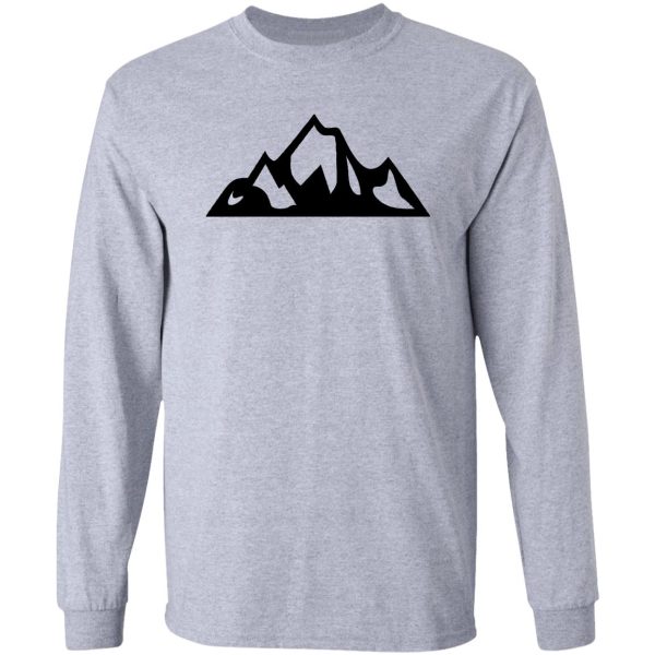 mountains - camper hiker climber long sleeve