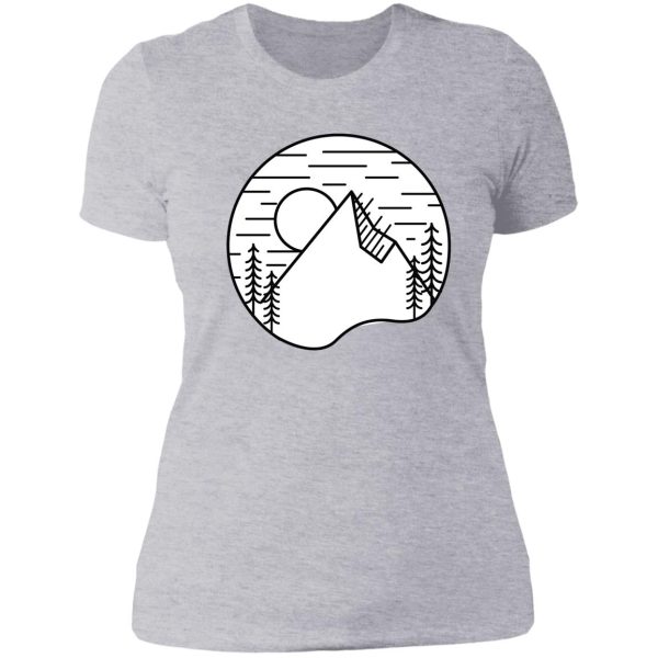 mountains lady t-shirt
