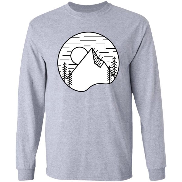 mountains long sleeve