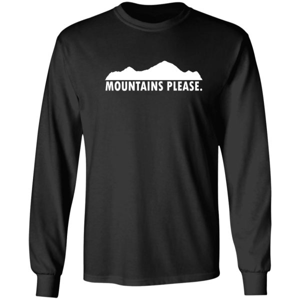 mountains please long sleeve