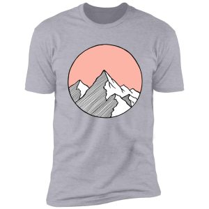 mountains sketch shirt