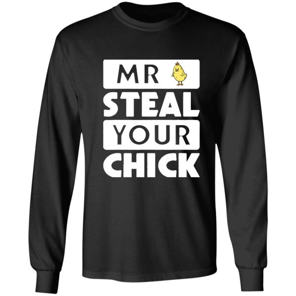 mr steal your chick animal lover funny long sleeve