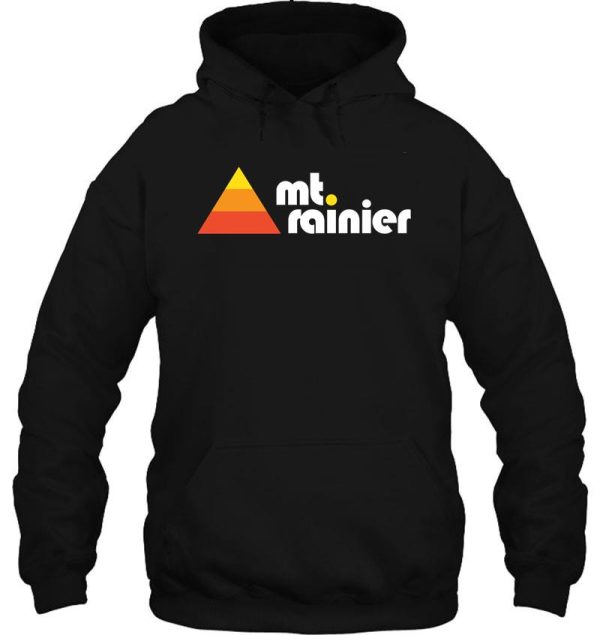 mt rainier retro vintage design hoodie