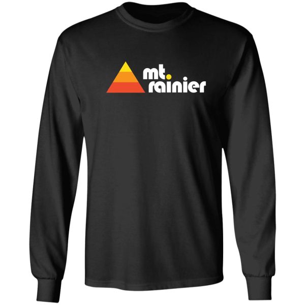 mt rainier retro vintage design long sleeve