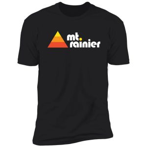 mt rainier retro vintage design shirt