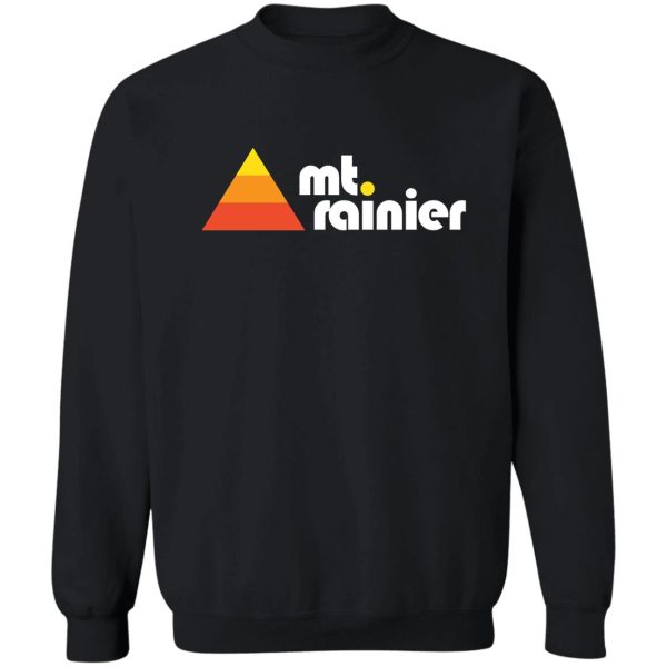 mt rainier retro vintage design sweatshirt