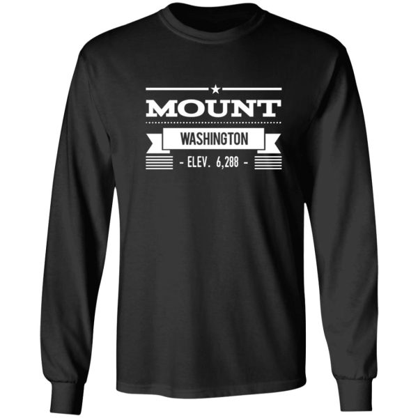 mt washington elevation 6288 long sleeve