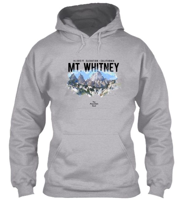 mt. whitney - hiker victory plaque hoodie