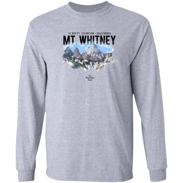 mt. whitney - hiker victory plaque long sleeve