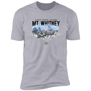 mt. whitney - hiker victory plaque shirt