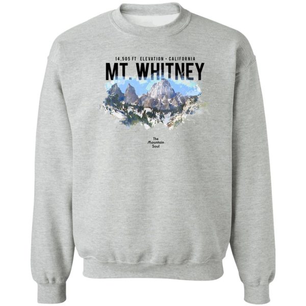 mt. whitney - hiker victory plaque sweatshirt