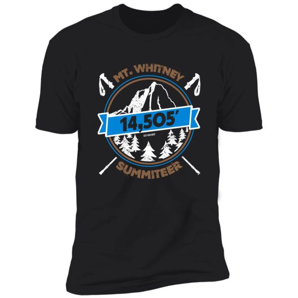 mt. whitney summiteer shirt