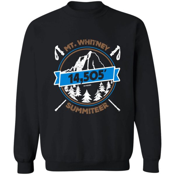 mt. whitney summiteer sweatshirt