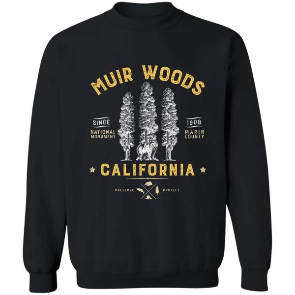 muir woods national monument t shirt california redwood park sweatshirt