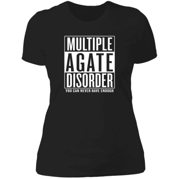 multiple agate disorder lady t-shirt