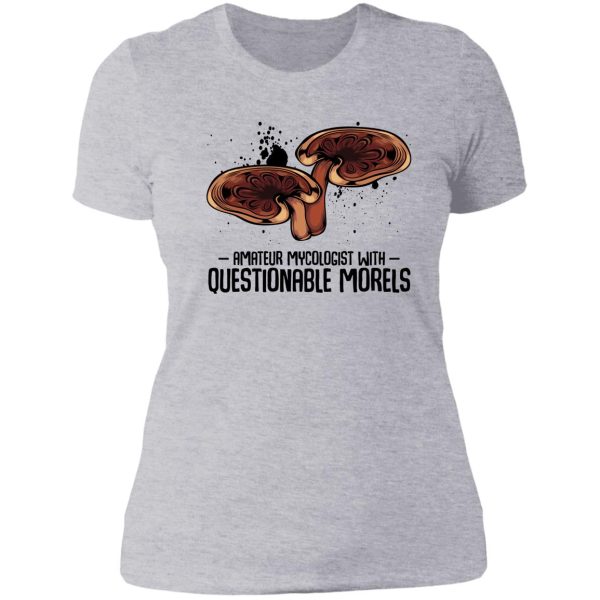 mushroom fungal lady t-shirt
