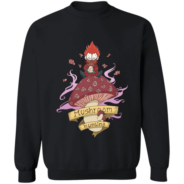 mushroom hunting sweatshirt