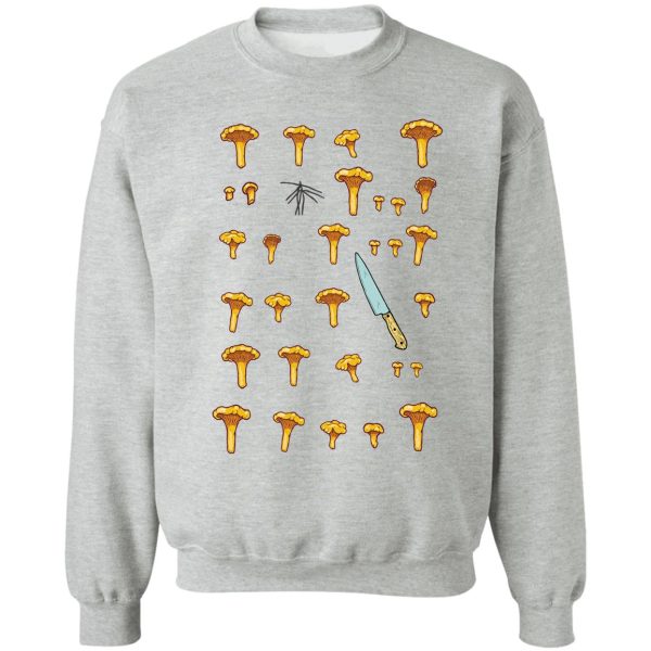 mushroom hunting sweatshirt