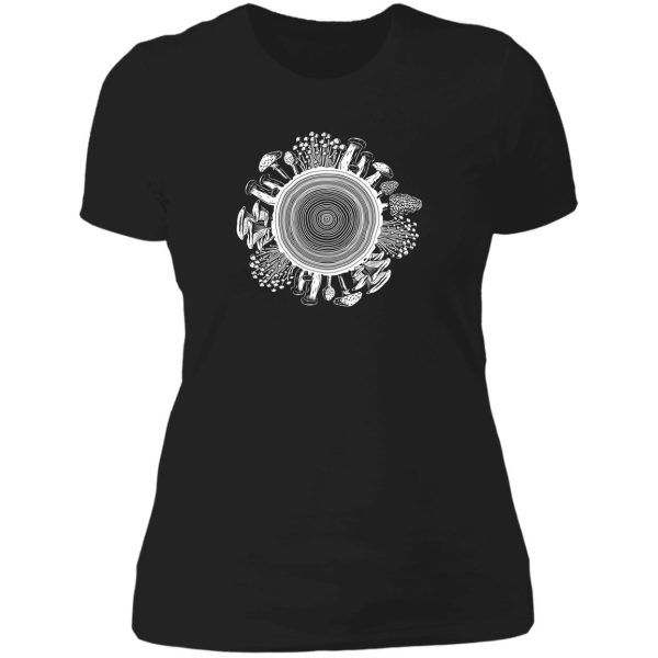 mushroom ring tee lady t-shirt