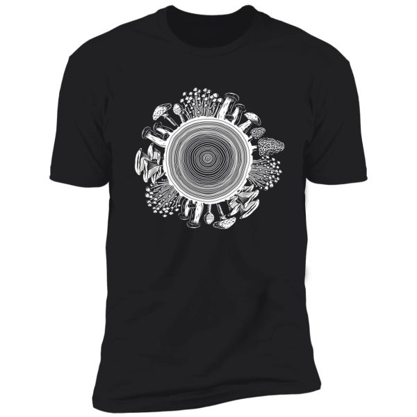 mushroom ring tee shirt