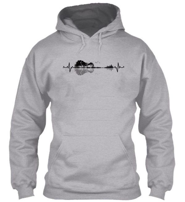 my heart beats for music & nature hoodie