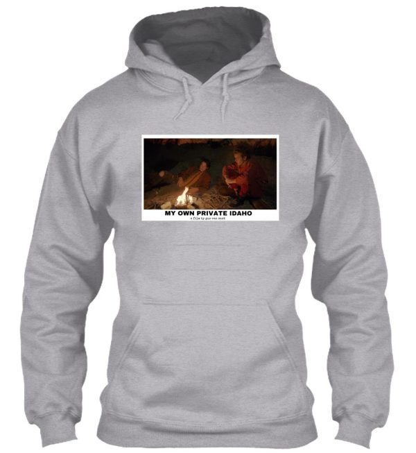 my own private idaho campfire poster hoodie