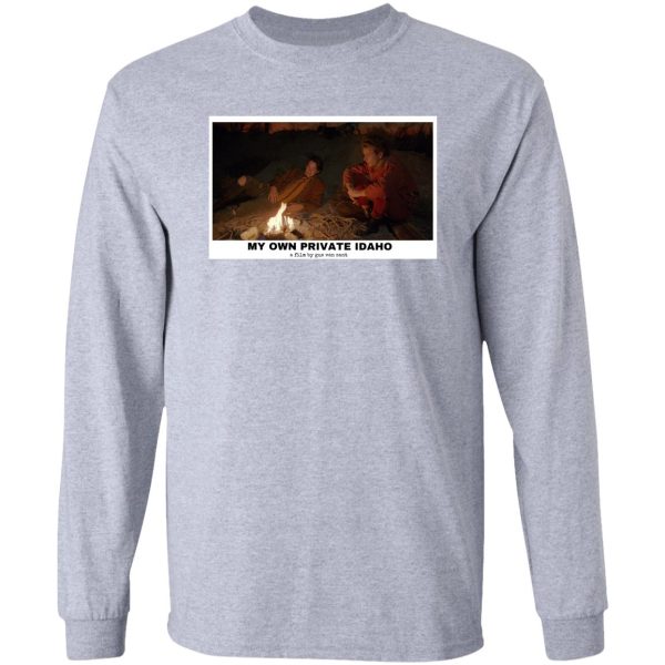 my own private idaho campfire poster long sleeve