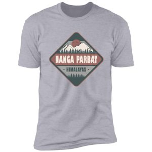 nanga parbat himalayas vintage hiking design shirt