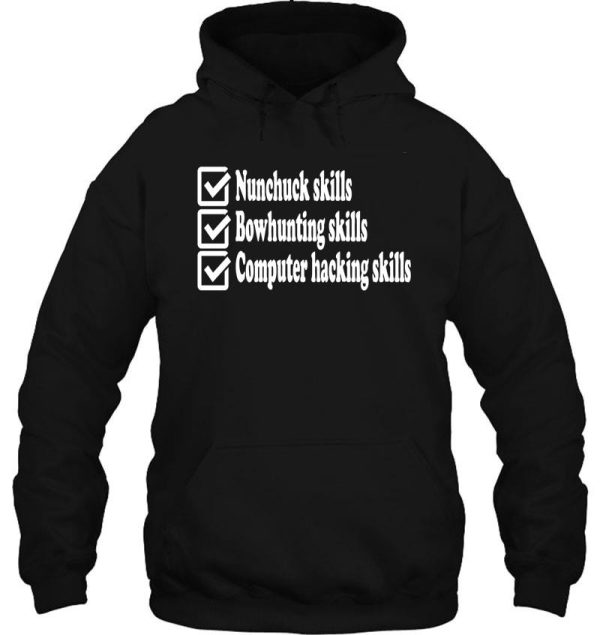 napoleon dynamite skills hoodie