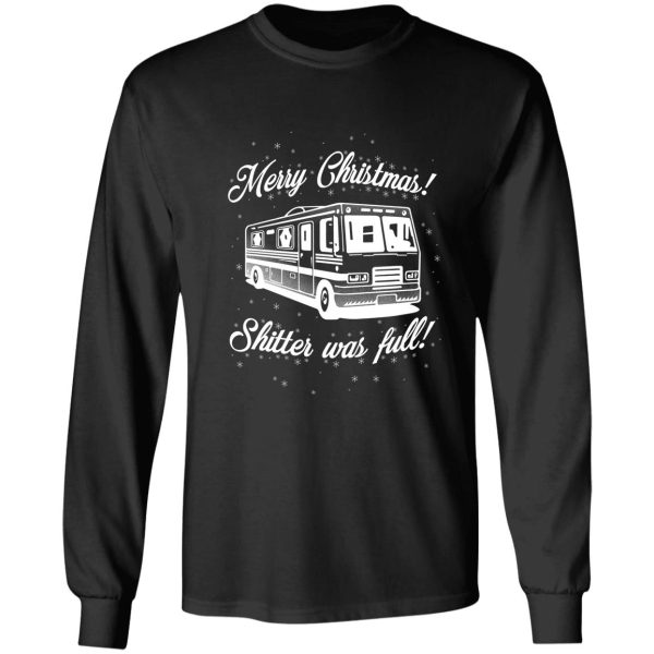 national lampoons christmas - shitter was full (red) long sleeve