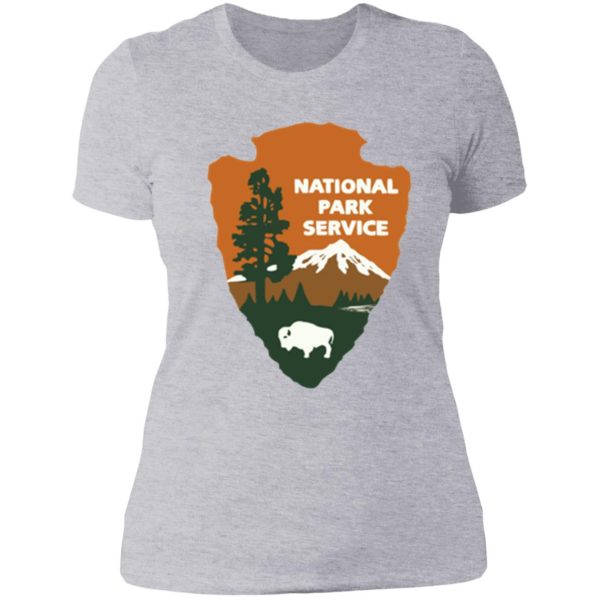 national park service logo digital art lady t-shirt