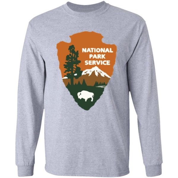 national park service logo digital art long sleeve