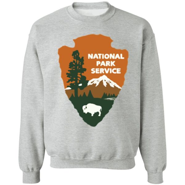 national park service logo digital art sweatshirt