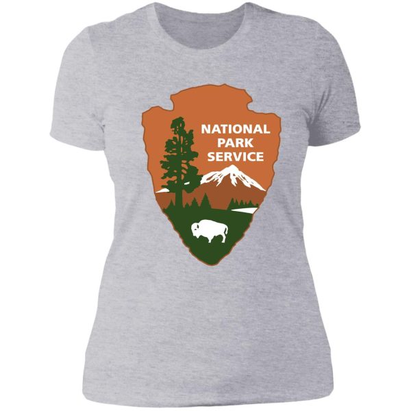 national park service symbol lady t-shirt