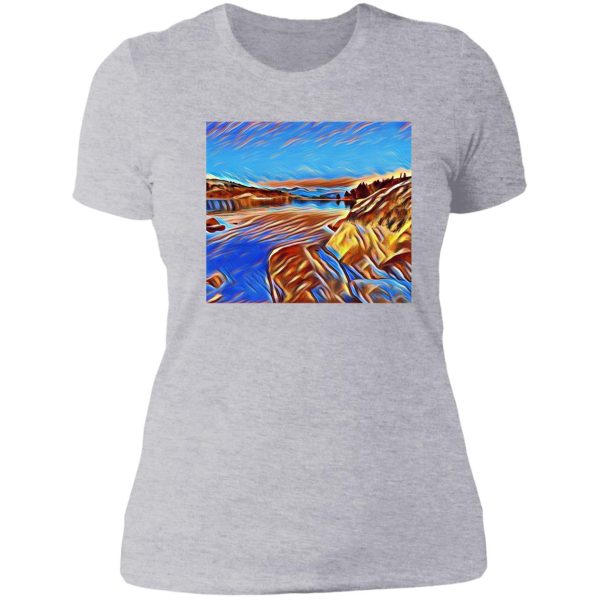 nature inspired digital art lady t-shirt