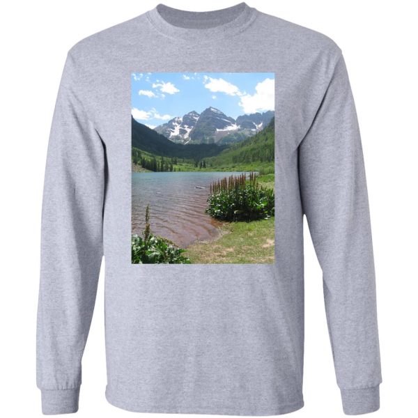 nature mountains landscape scenic - wildernessscenery long sleeve