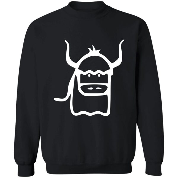 nepalese yak cow sweatshirt