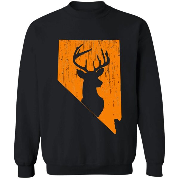 nevada deer hunting sweatshirt