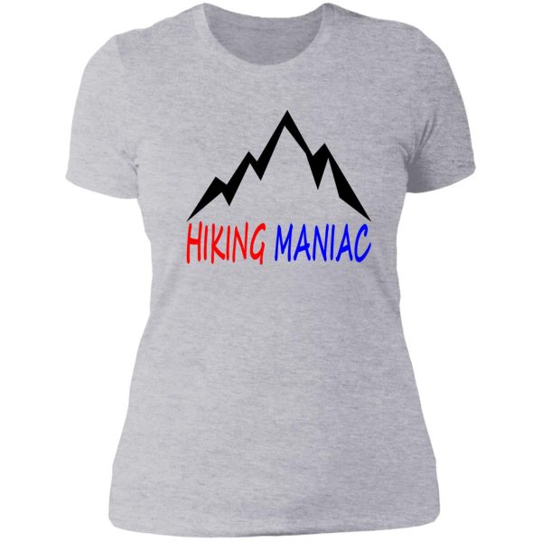 new hiking mania lady t-shirt