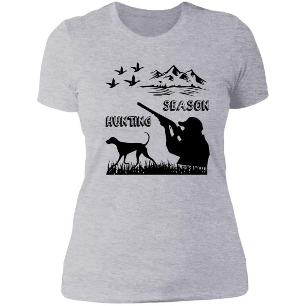 newest design of hunting season t-shirt funny t-shirt lady t-shirt