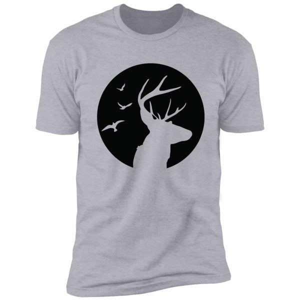 night deer hunting design shirt