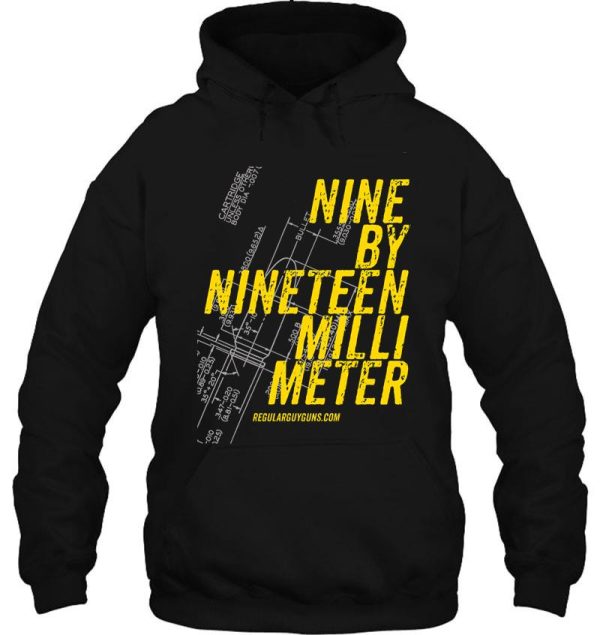 nine by nineteen millimeter hoodie